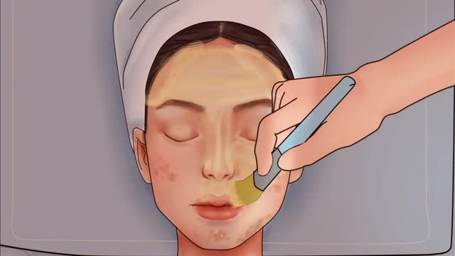 ASMR Make-up Transformation Animation