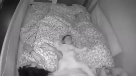 Toddler Keeps Moving in Bed While Parents Try to Sleep Next to Him