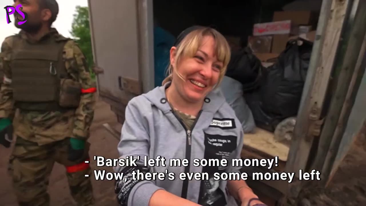 Russian wives deliver supplies to the front lines