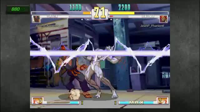 Street Fighter 3 Online Edition - JeanP_PharionK VS Urien