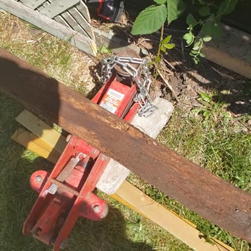 Lifting an Old Fence Post out of Ground