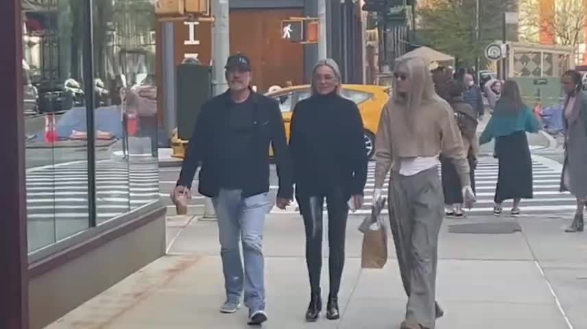 Gigi Hadid third wheels her mother Yolanda and her beau Joseph