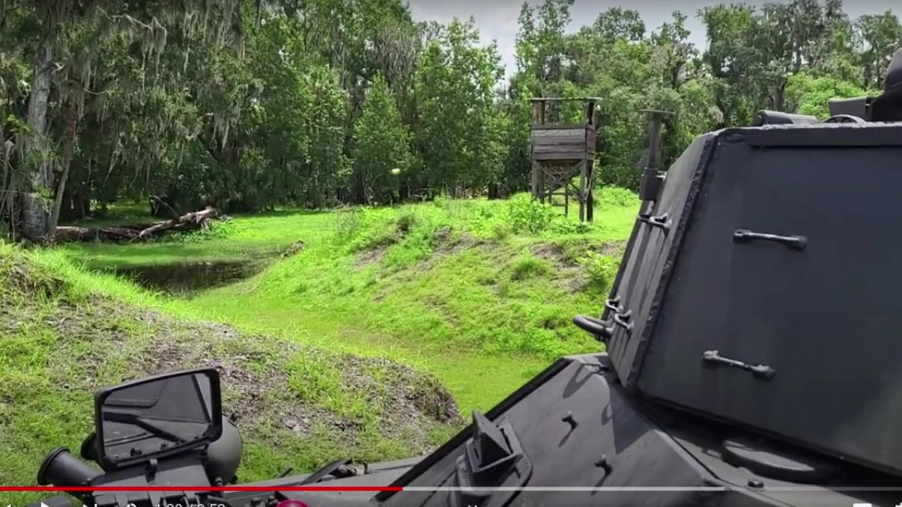 Tank in action