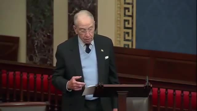 'For Crying Out Loud!': Grassley Rails Against Obama, Biden, Clinton Over Trump Russia Claims