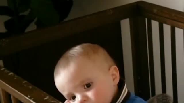 Cute saying mom. Amazing voice say this mom