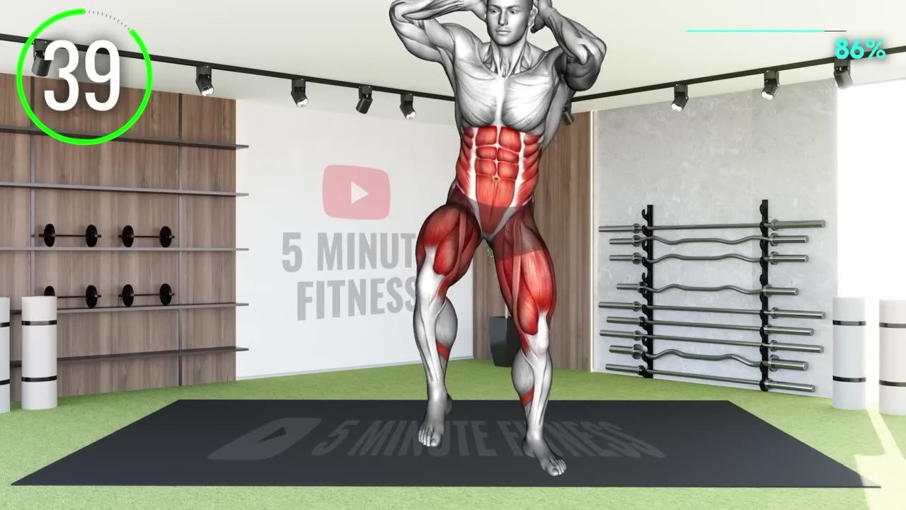 Top 5 Stand-only Exercises For BURNING Stubborn Belly