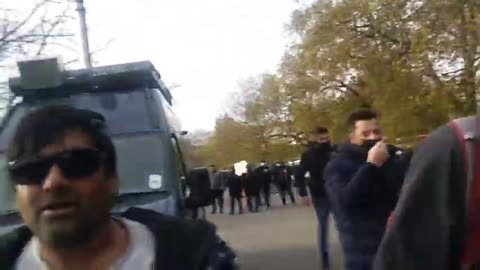 Tommy Robinson arrested CHOAS! Speakers Corner 1st November 2020