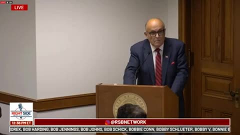 Mayor Rudy Giuliani on election fraud- “This stops right now.\2020,