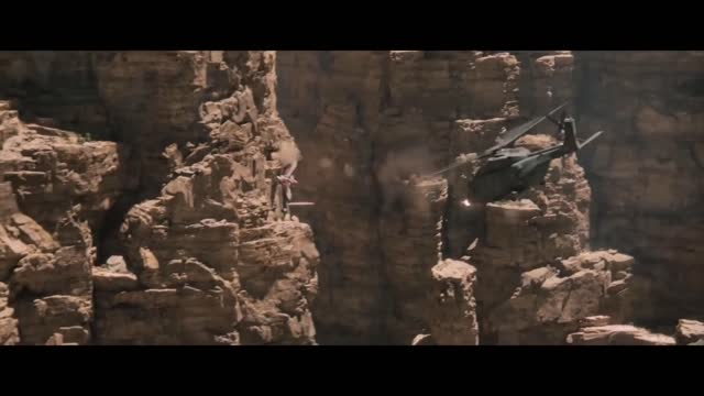 The Falcon vs Helicopters - Canyon Battle Scene - The Falcon and the Winter Soldier (2021)