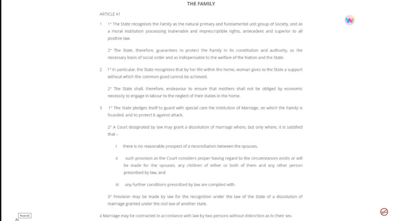 Women in the home being deleted from the constitution-Not One Vote December 2023