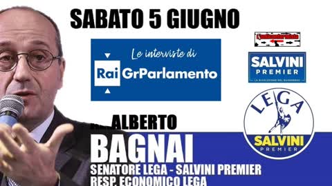 🔴 Sen. Alberto Bagnai a "Le Interviste di GR Parlamento" di Stefano Anderson (20/05/2021)