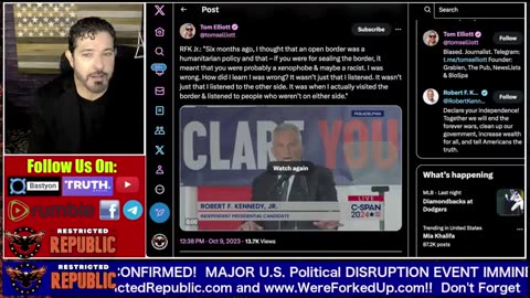 OVERNIGHT ALERT! MAJOR U.S. POLITICAL DISRUPTION EVENT IMMINENT AND NOW CONFIRMED!