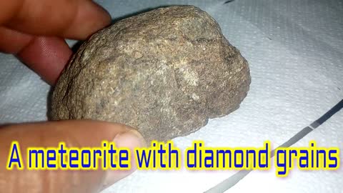 Meteorite by diamond