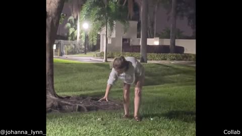 Creepy Sleepwalker Keeps Staring at People