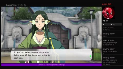 Sword Art Online Lost Song Lets Play Part 1