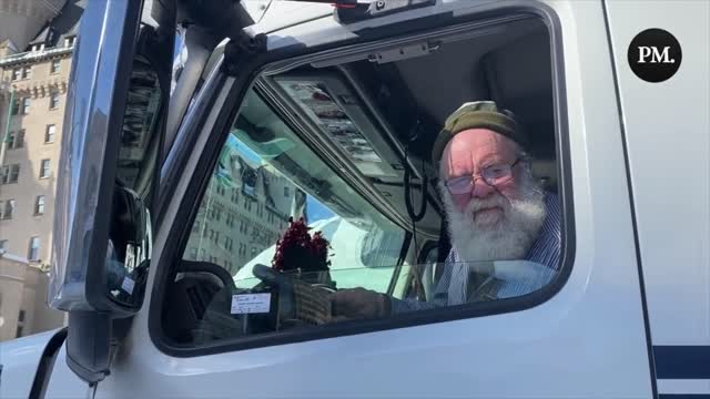 TRUCKER SAYS WE'RE IN A MOVIE AND IT'S ALMOST AT THE END