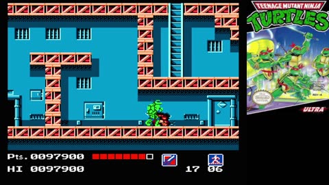 NES TMNT 1 casual playthrough