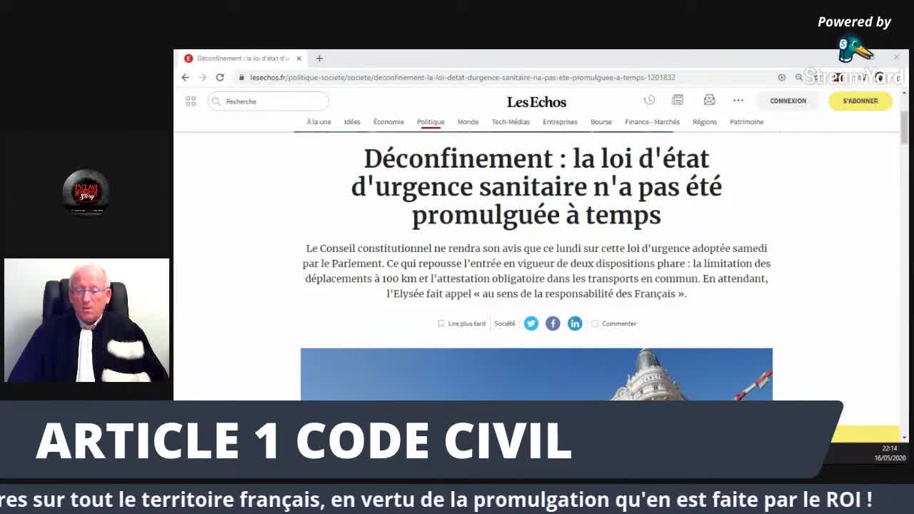 DECRET INAPPLICABLE ILLEGAL LIVE avec Me Philippe Fortabat Labatut