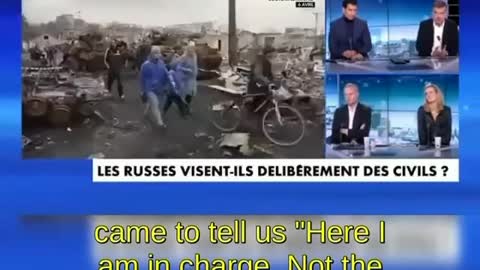 French reporter returning from "Americans are directly in charge of the war on the ground."
