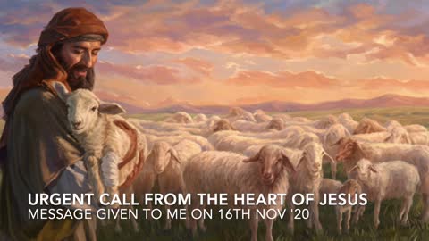 Urgent Call from the Heart of Jesus, 11/16/2020