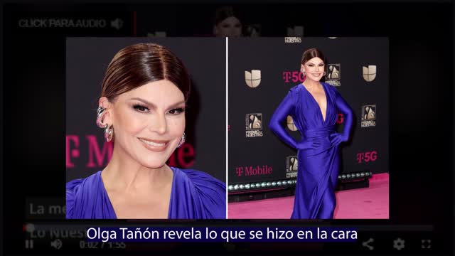 La Cantante Olga Tañon luce rostro rejuvenecido por botox en Premios Lo Nuestro