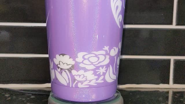 20 oz Purple mom tumbler