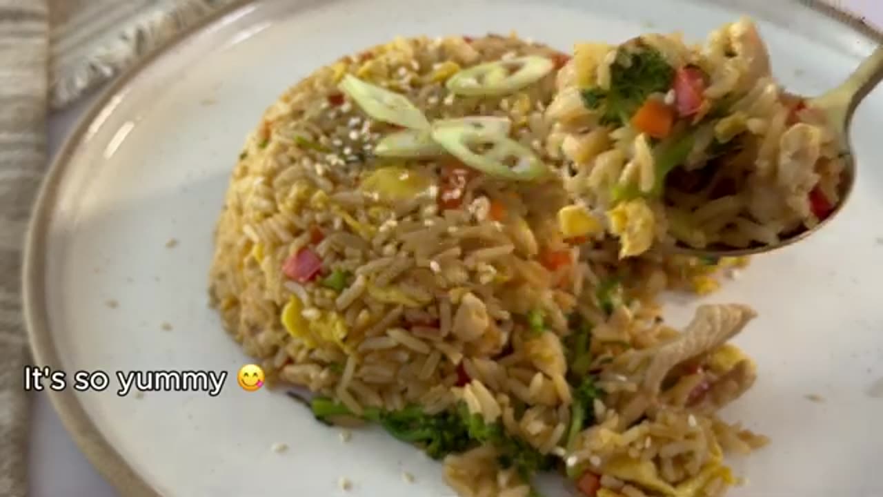 Secret recipe for leftover rice and broccoli !! Easy and Healthy recipe