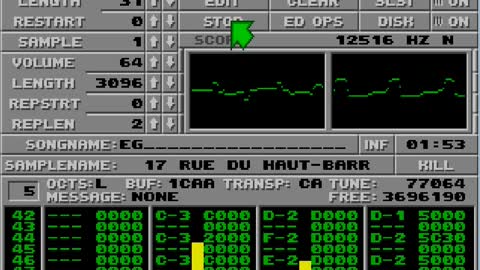 Amiga and Atari ST Protracker Music Mods - Enola Gay