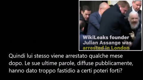 L'ultimo video di denuncia di Julian Assange
