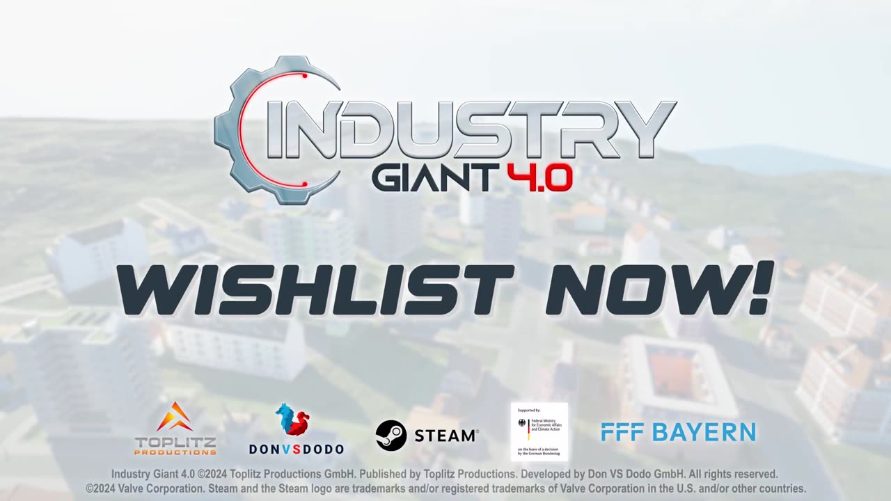 Industry Giant 4.0 gamescom 2024 Trailer