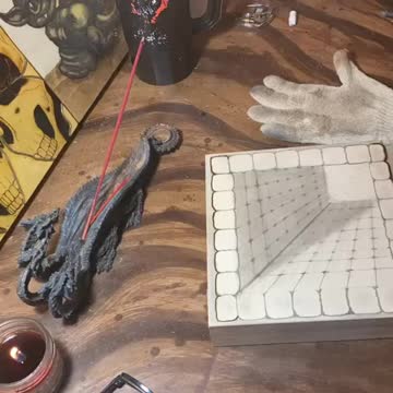 Wood burning time lapse