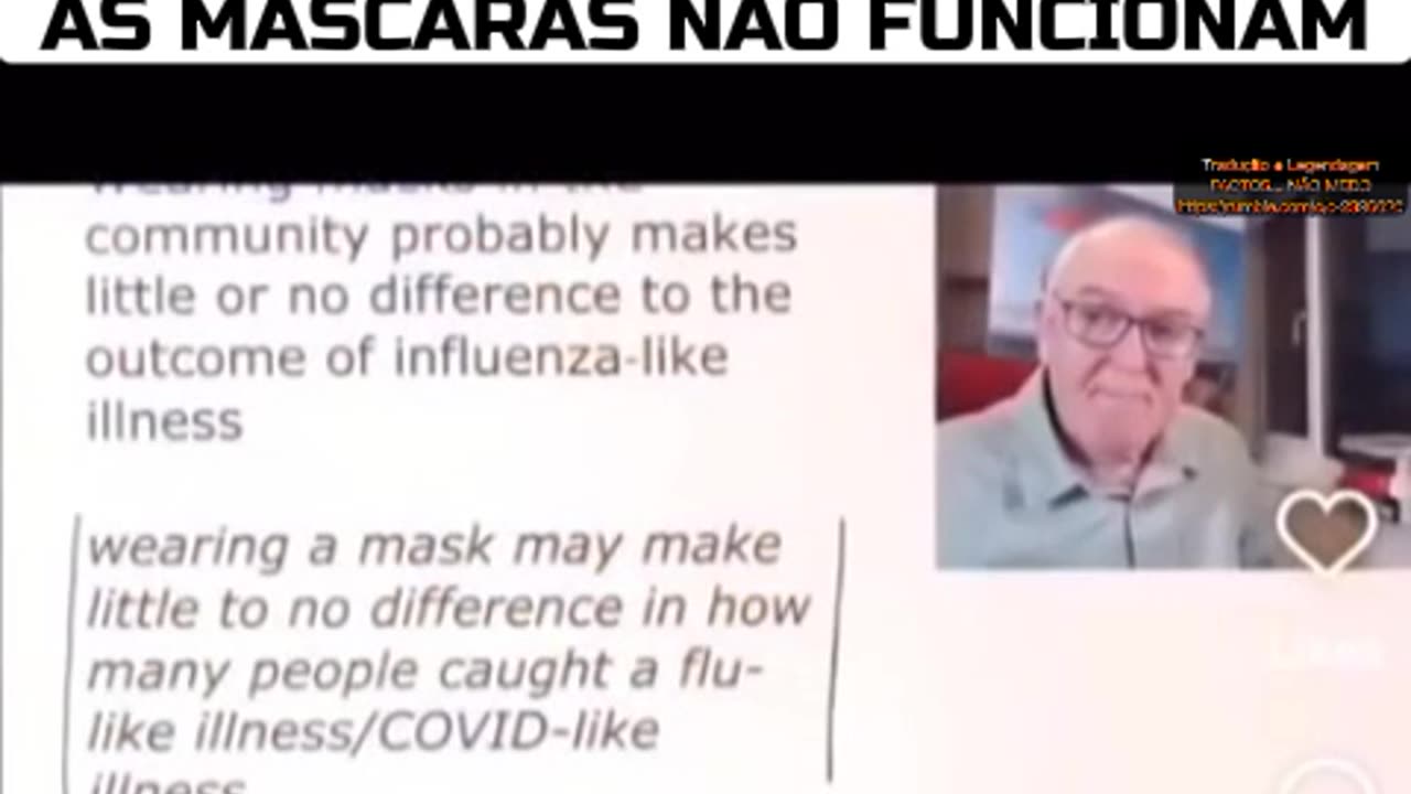 🎬🔥ESTUDO DA COCHRANE: AS MÁSCARAS NÃO FUNCIONAM🔥🎬