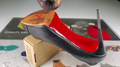 ASMRㅣChristian Louboutin Heels Restorationㅣ크리스찬 루부탱 구두 복원