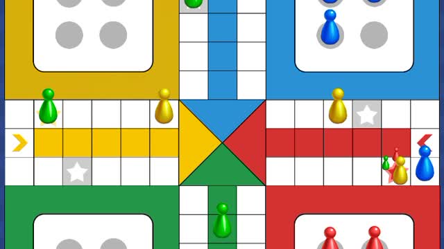 Playing in classic mode 4 player tournament in the game ludo club data (22/06/2022).