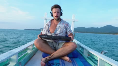 African Vibes House Music Mix - Afro House - on a Boat in Thailand