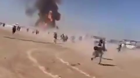 Explosion of a fuel truck in the Afghan province of Herat on the border with Iran.