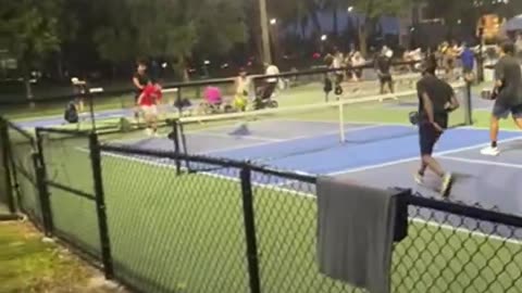 POPS AND PRIME POP OUT AT A PARK IN MIAMI AND PLAY BASKETBALL WITH THE LOCALS