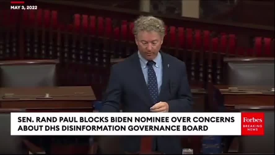 ‘A COMPLETE Violation of the Fourth Amendment’: Rand Paul Goes OFF Over Biden’s ‘Ministry of Truth’