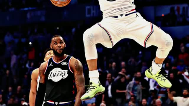 Bron wanted to run and block but ended up stoping
