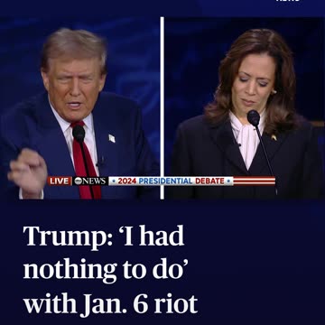 Trump: 'I had nothing to do' with Jan. 6 riot