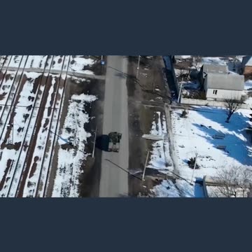 Ukraine Russia War Military Truck Carrying Soilders crashes after hit with rpg