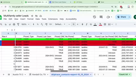 Sherpa skiptracing results