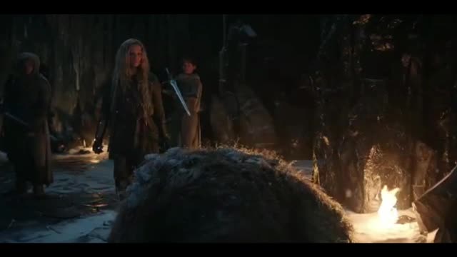 The Lord Of The Rings, The Rings of Power Episode 1 - Galadriel vs Troll Scene