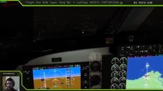 Microsoft Flight Simulator - Raided On Bad Weather ILS Landing!!!