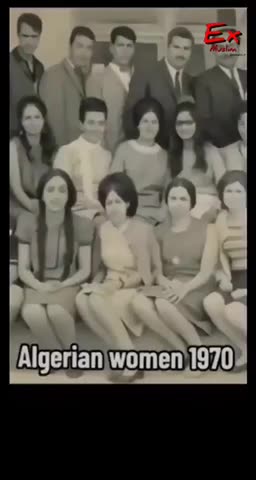 Middle Eastern Women's wardrobe change from 50 years ago! 😯