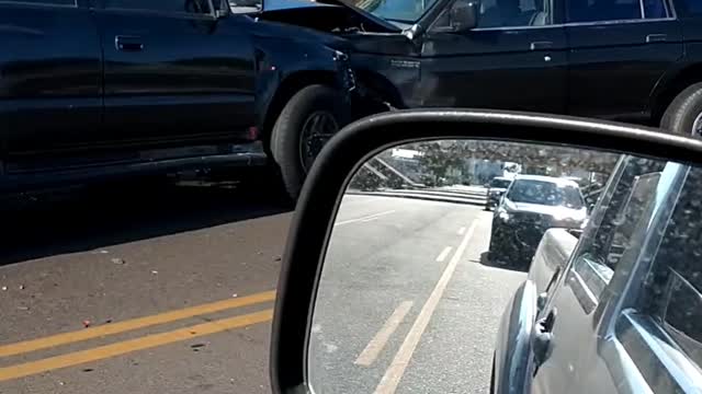 Vehicle head-on collision