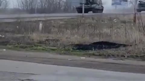 Ukraine War - Genichesk, artillery piece