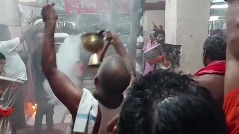 Devotees Play Damaru Drums During the Ambubachi Festival at Kamakhya Shaktipitha in Assam