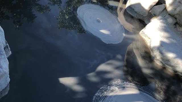 It is a volcanic area in Japan