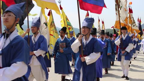 Korean traditional event reenactment